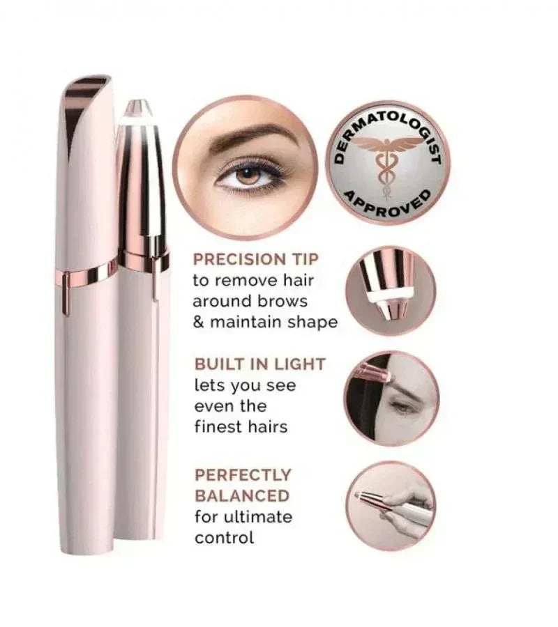 Eyebrow Trimmer - Precision Facial Hair Remover for Women & Men - Mix Bazar - Mix Bazar