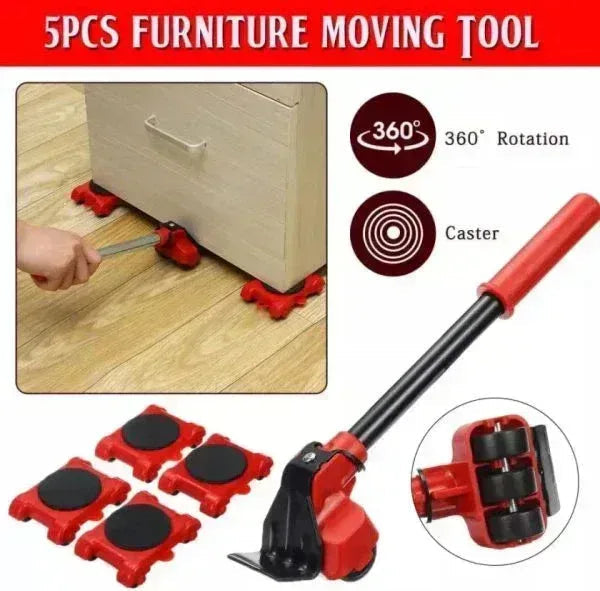 Heavy Furniture Moving Tool - Easy Lift & Slide Mover Set with Wheels - Mix Bazar - Mix Bazar