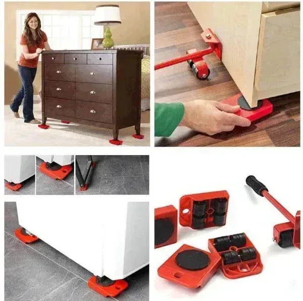 Heavy Furniture Moving Tool - Easy Lift & Slide Mover Set with Wheels - Mix Bazar - Mix Bazar