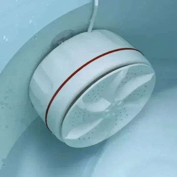 White portable mini washing machine agitator for small laundry items
