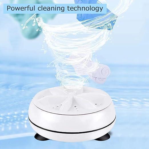 Automatic ultrasonic jewelry cleaner with powerful water vortex technology